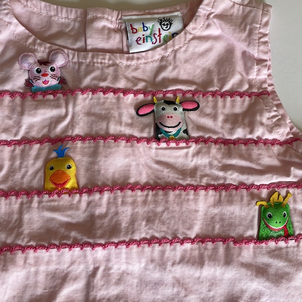 Perfect condition Baby Einstein top + bottom vintage set 9 months